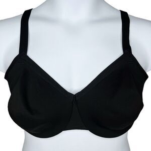Wacoal Classic Reinvention Bra sz 36DDD * Black Underwire Full Coverage Support